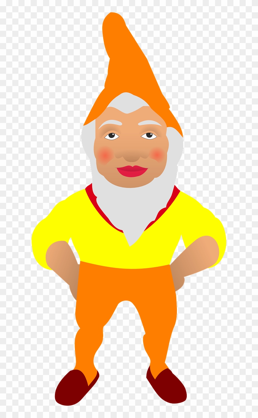 Gnome Dwarf Leprechaun Cartoon Png Image - Garden Gnome Clipart #1162618