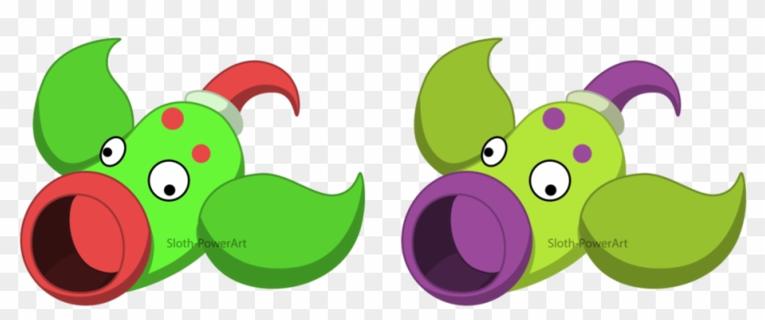 Weepinbell Normal And Shiny By Sloth-power - Weepinbell #1162619
