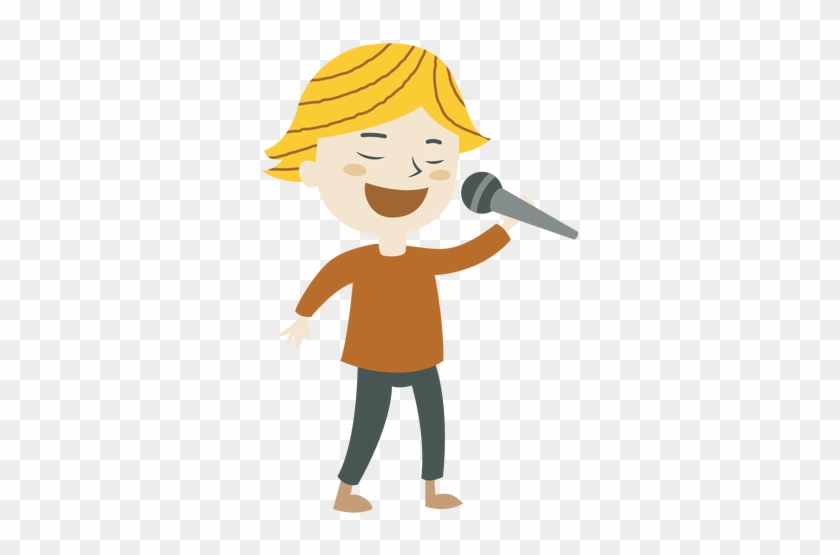 Boy Singing Cartoon Transparent Png - Singing Cartoon Png #1162624