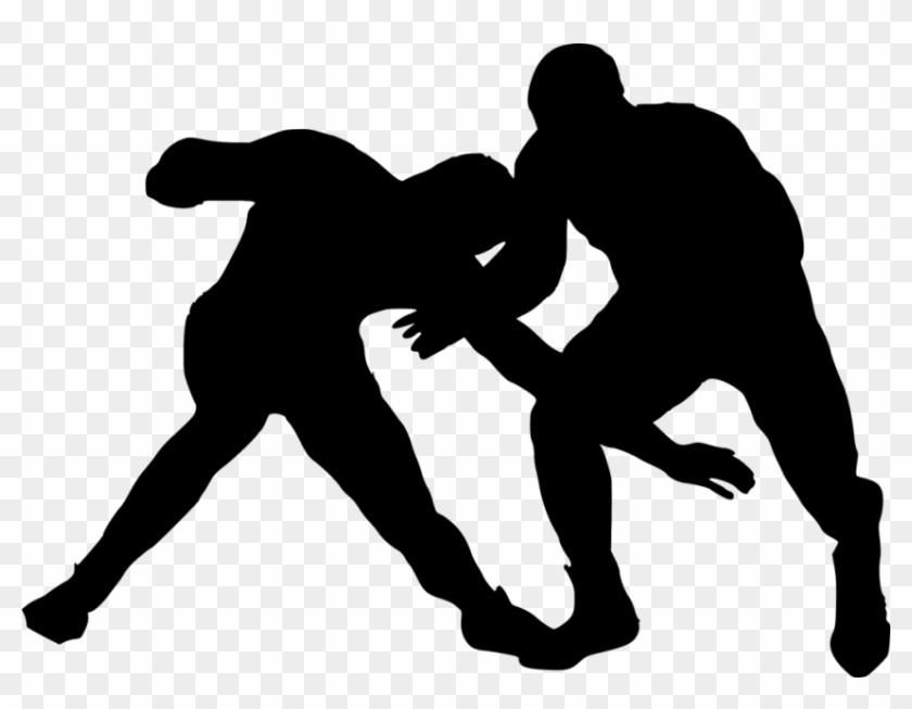 Sport Wrestling Silhouette Png - Professional Wrestling #1162635