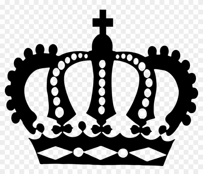 Crown Black And White 29, Buy Clip Art - Crown Silhouette Png #1162646