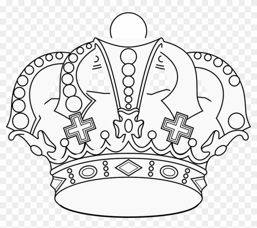 Drawn Crown Gambar - Crown Outline #1162647