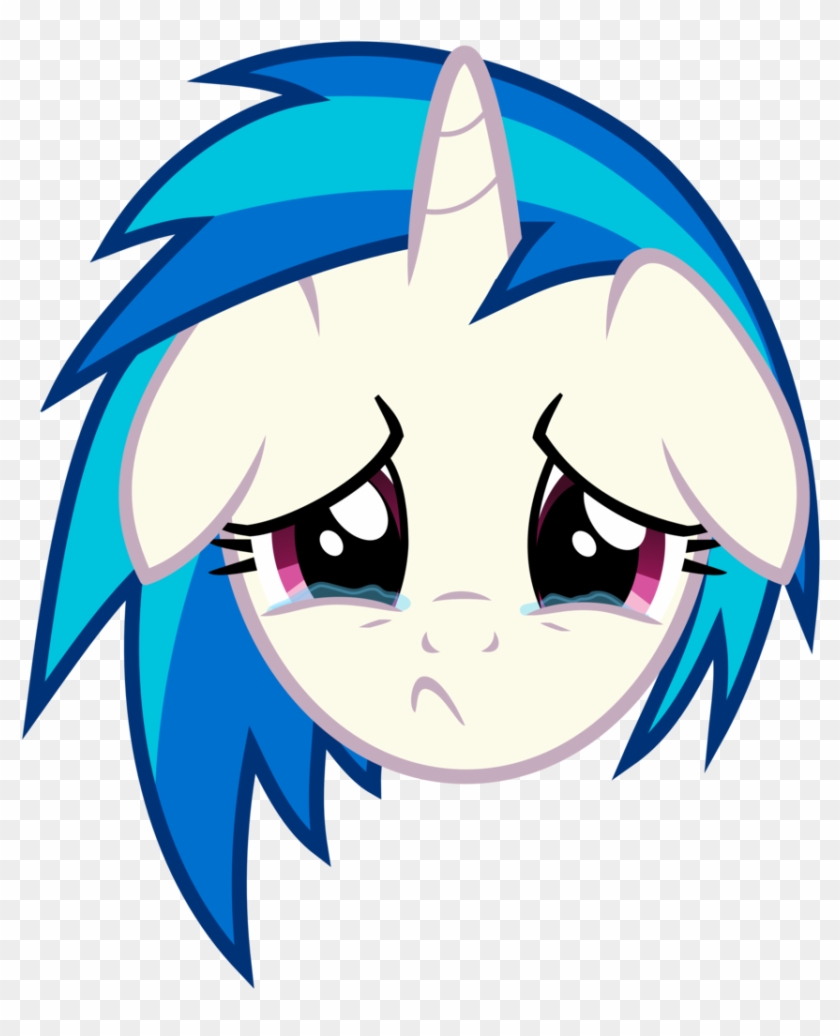 Namelesshero2222, Bust, Crying, Dj Pon-3, Female, Floppy - Crying Vinyl Scratch #1162658