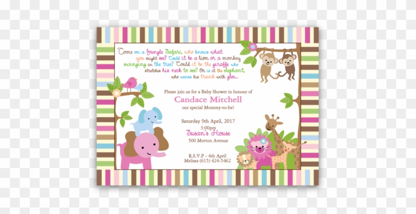 Jungle Babies Baby Shower Invitations - Infant #1162690