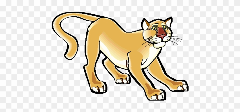 Cartoon Cougar Clip Art 01 - Cougar Cartoon #1162792