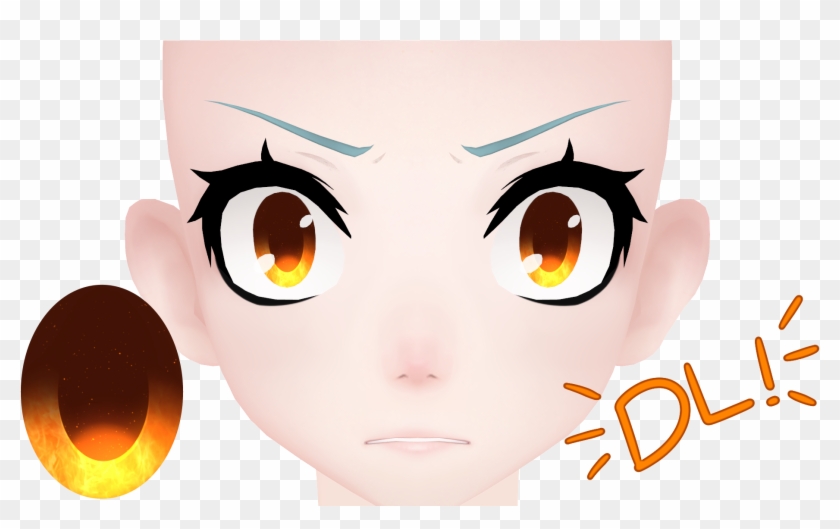 Fire Eye Texture Dl By Deidaraisdead - Mmd Fire Eye Texture #1162842