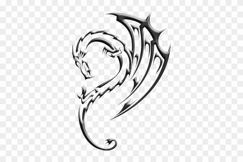 Void Dragon Mark - Henna Tattoo Designs Tribal #1162897