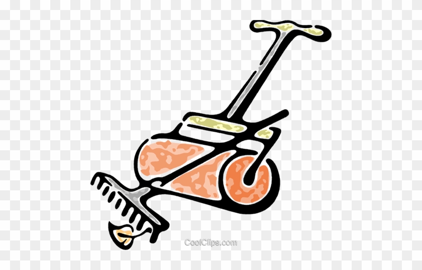 Lawn Roller And Rake Royalty Free Vector Clip Art Illustration - Lawn Roller And Rake Royalty Free Vector Clip Art Illustration #1162968