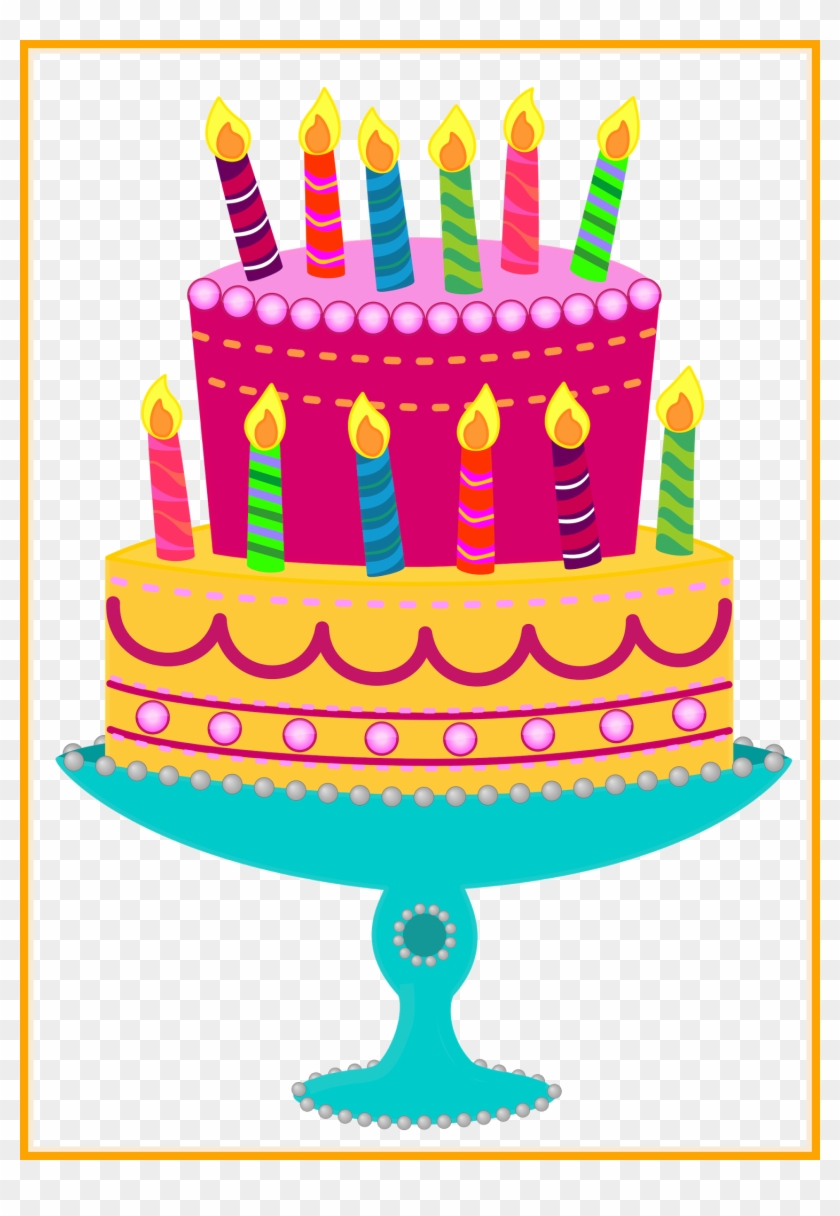 Birthday Cake Png Gif Happy Birthday Cake Clip Art - Birthday Cake Clipart Transparent  Background - Free Transparent PNG Clipart Images Download