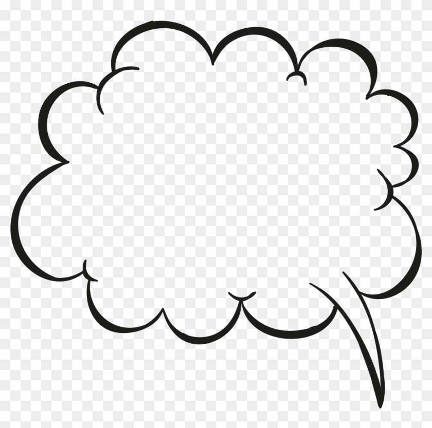 Cartoon White Clouds - Cloud Dialogue Box White #1162995