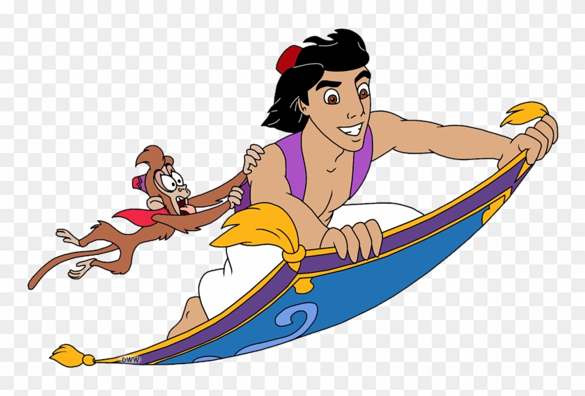 Aladdin And Abu And Magic Carpet - Aladdin On Flying Carpet #1163059