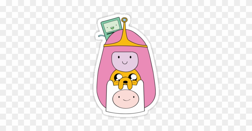 Finn, Jake, Bmo And Princess Bubblegum - Cartoon #1163139