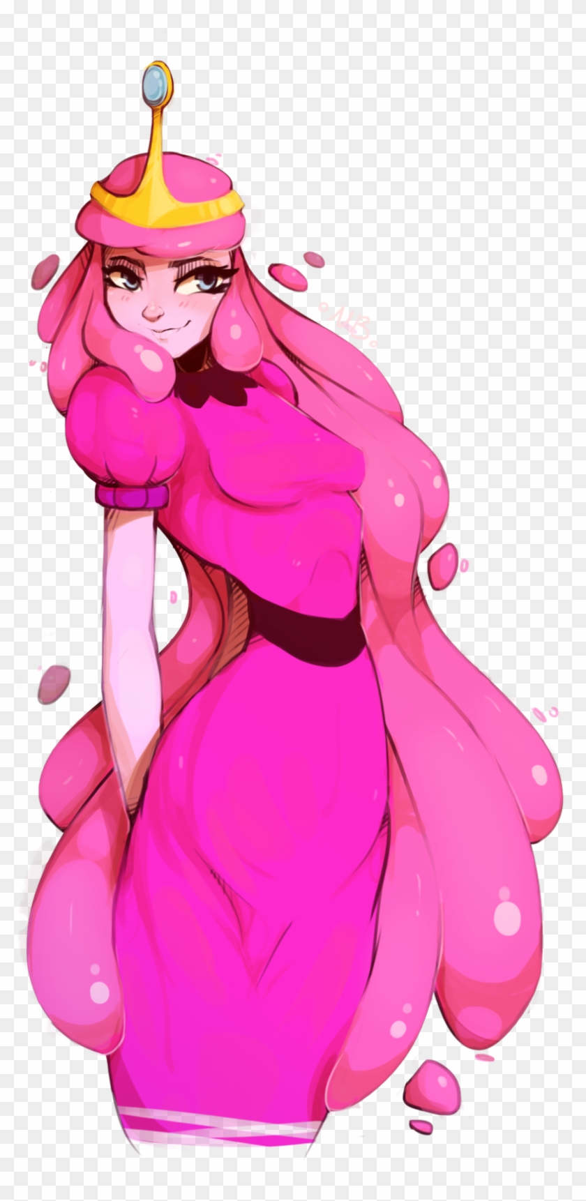 Princess Bubblegum Fanart - Transparent Clipart Images Download