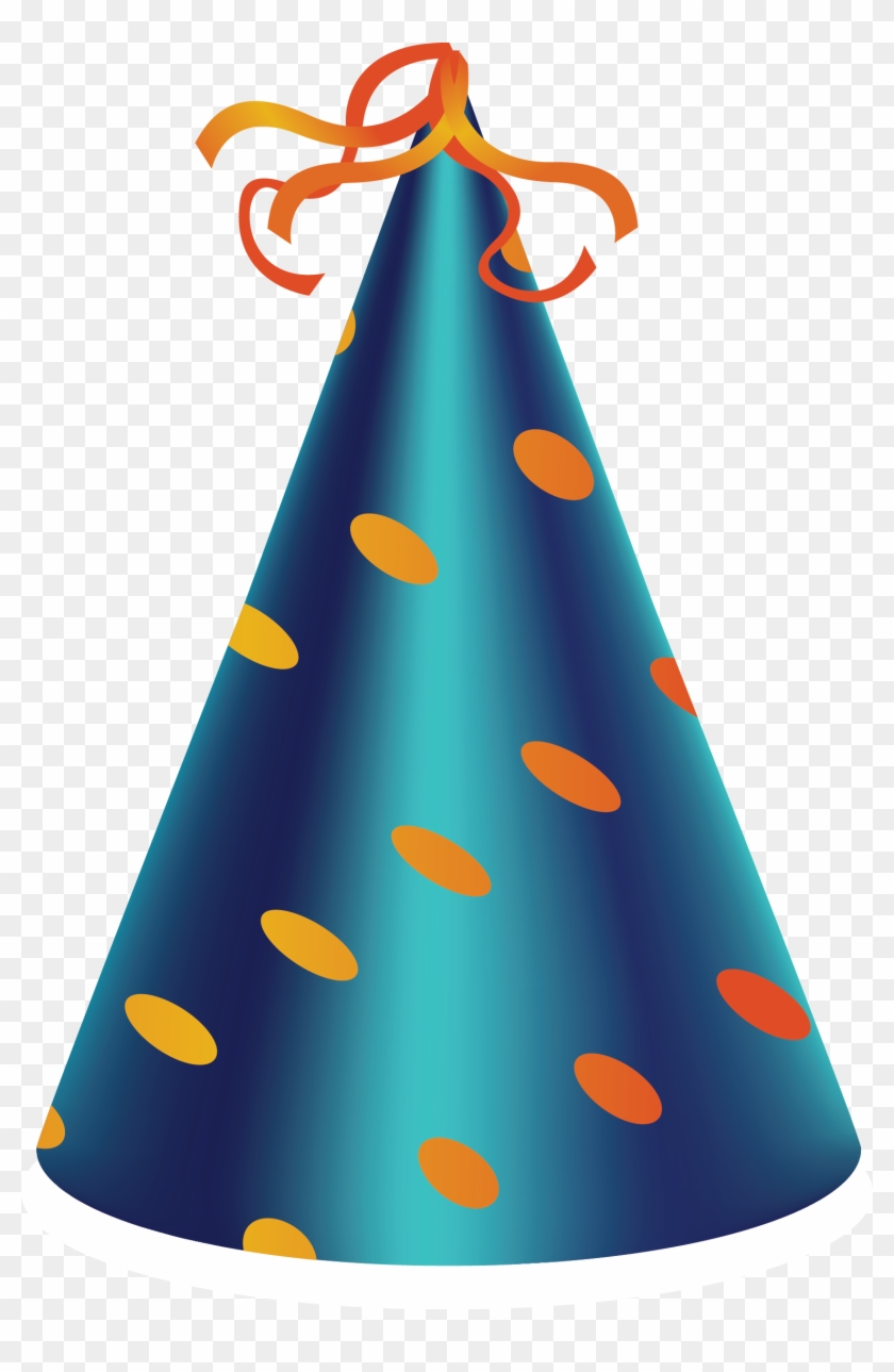 Colorful Cone Christmas Hats Vector - Cono Sombrero Png #1163144