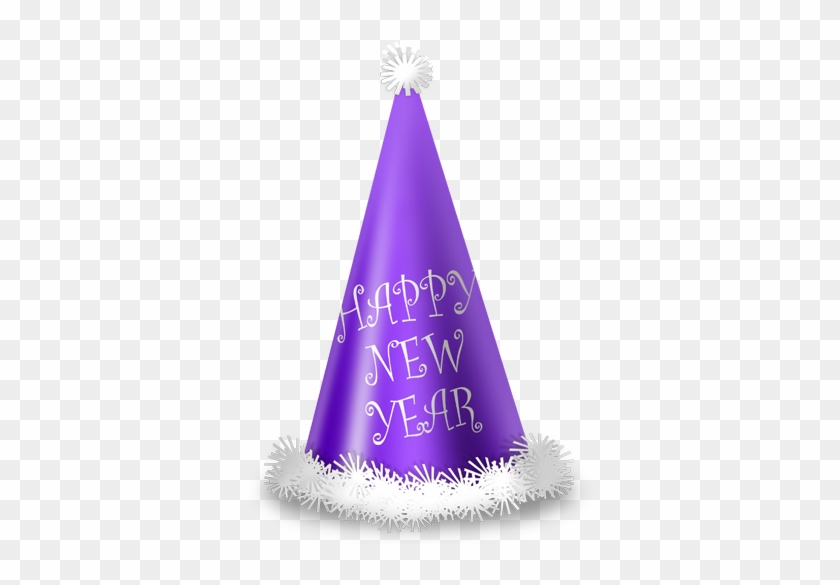 Purple Hat - New Years Party Hat Png #1163249