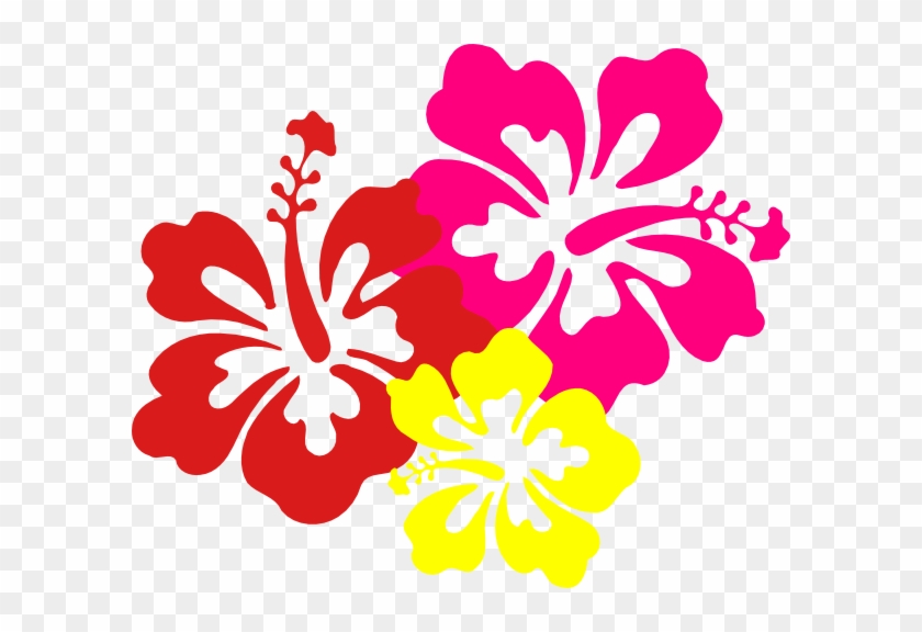 Hawaiian Shirt Clipart - Hawaiian Flowers Clip Art #1163314