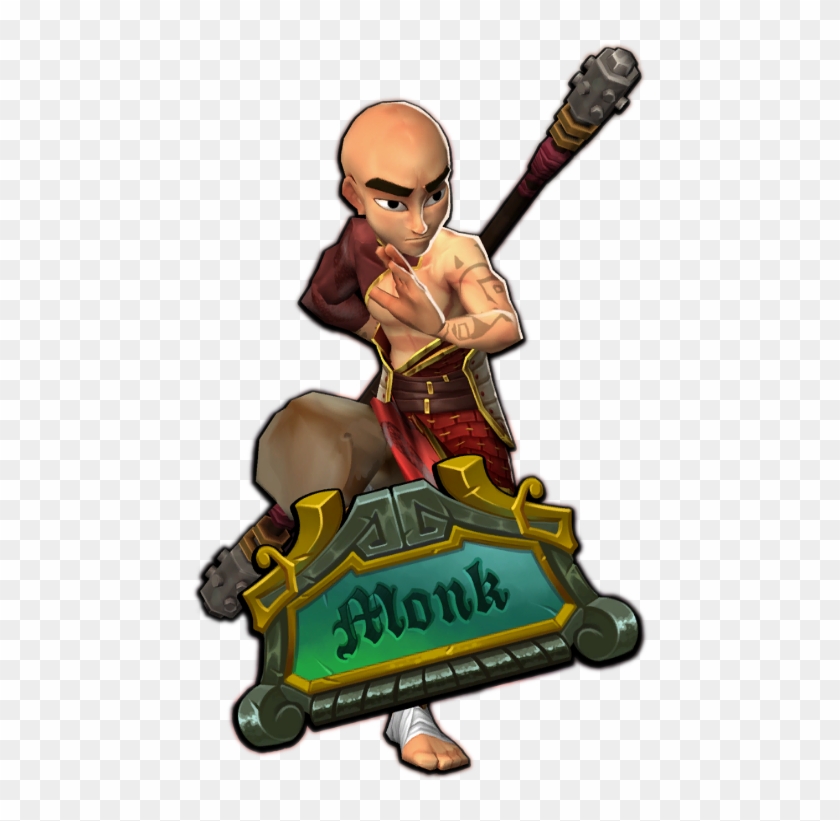 Monk Clipart Squire - Dungeon Defenders 2 Monk #1163545