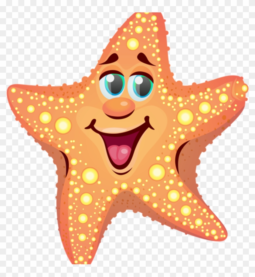 Starfish Clipart Cartoon Starfish Png Clipart Image - Starfish Clipart #1163649