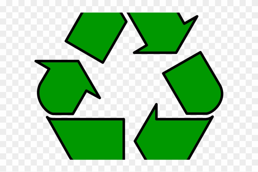 Plastic Clipart Recycling Plastic - Recycle Symbol #1163719