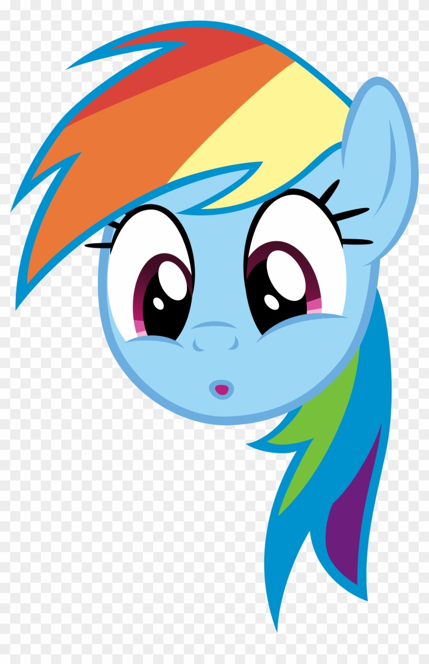 Rainbowdash Oooooo Face By Xgsymarley On Deviantart - My Little Pony Face Png #1163726