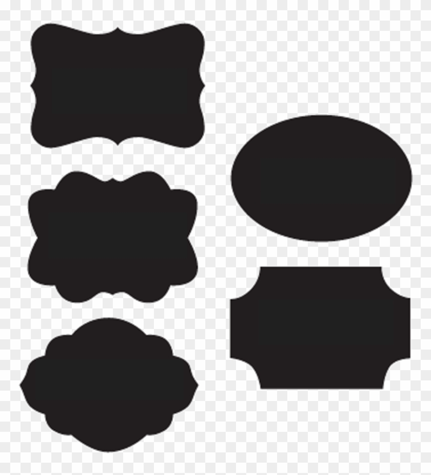 Chalkboard Label Clipart - Blackboard Shape Png #1163750