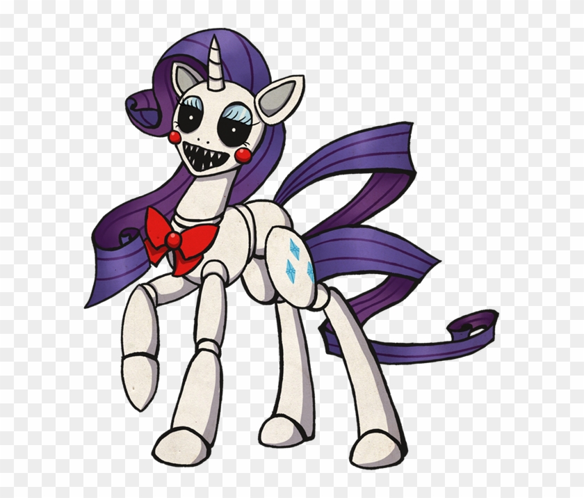 Drawn Pony Pizza Pie - Rarity Animatronic Transparent #1163815