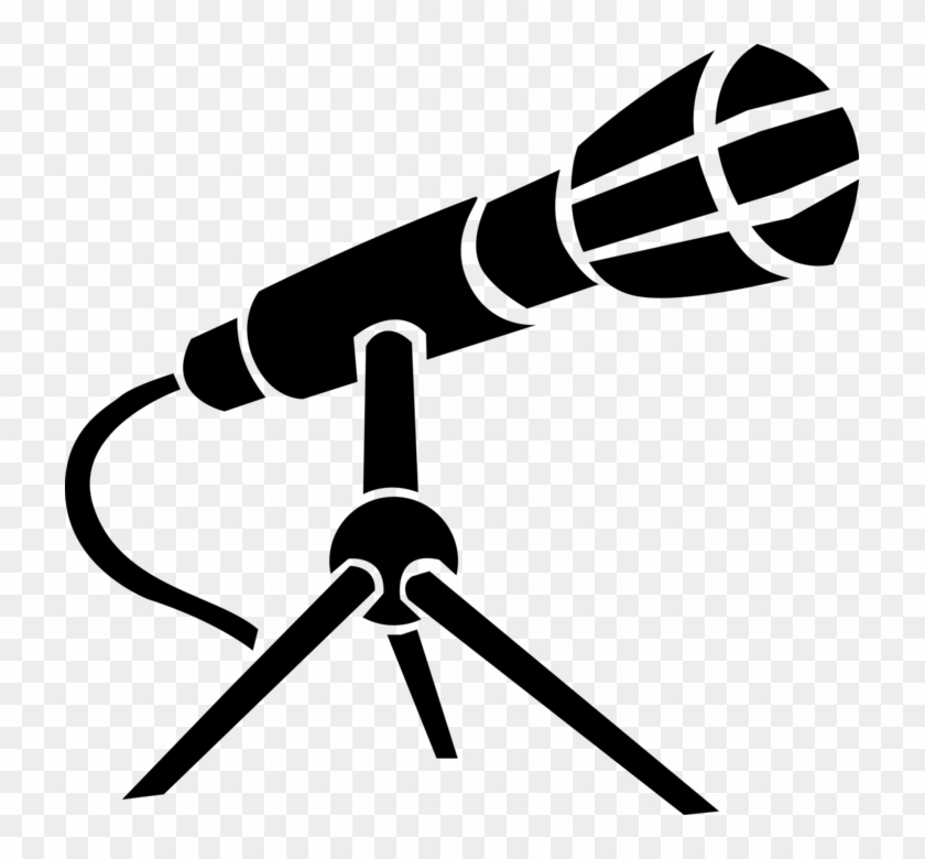 Microphone Royalty Free Vector Clip Art Illustration - Microphone Royalty Free Vector Clip Art Illustration #1163826