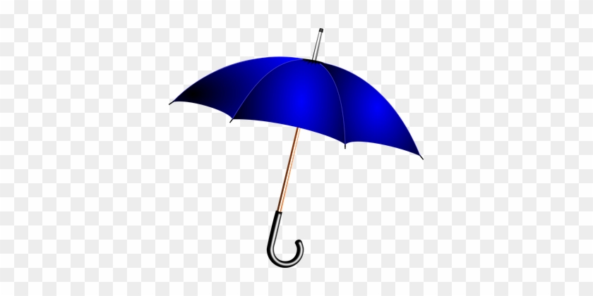 Umbrella Blue Rain Weather Umbrella Umbrel - Png Umbrella #1163982