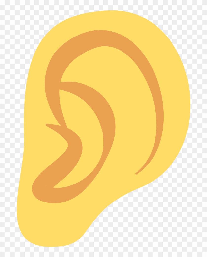 Emoji Lips Talk Bubble Ear - Illustration #1164039