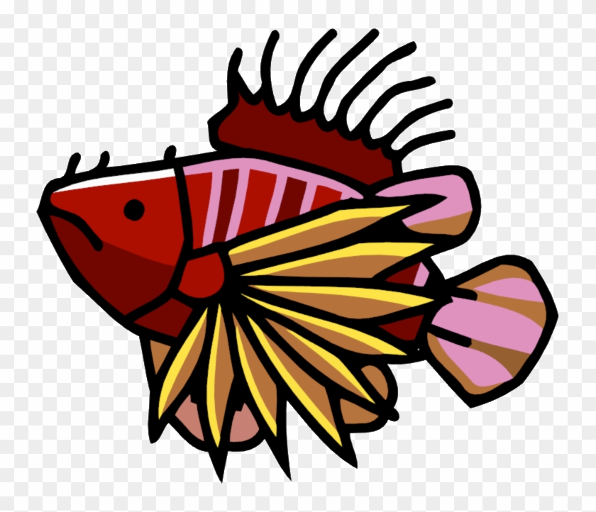 Lion Fish - Scribblenauts Animals Fish #1164056