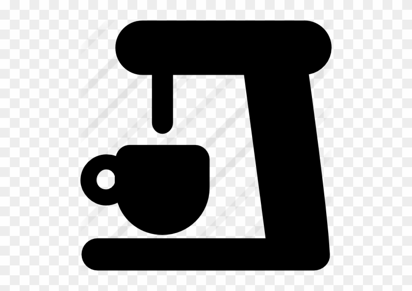 Coffee Machine Silhouette - Icons Coffee Machine Vector #1164224