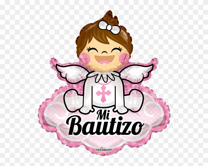 Mi Bautizo Angelita Con Nube Minishape - Mi Bautizo Niña Cruz #1164294