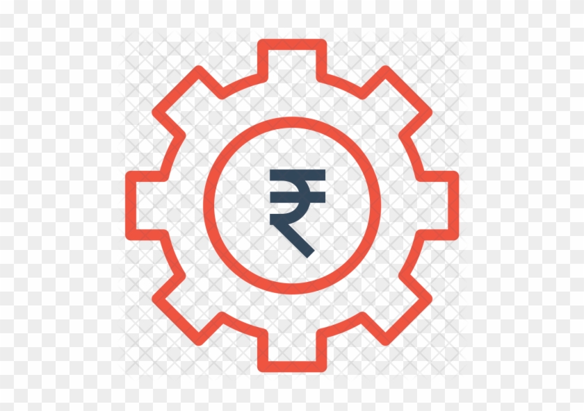Money, Management, Indian, Rupee, Optimization, Gear - Icon #1164300