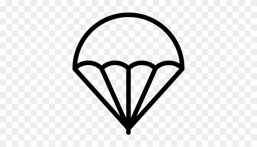 Open Parachute Vector - Parachute Svg #1164516