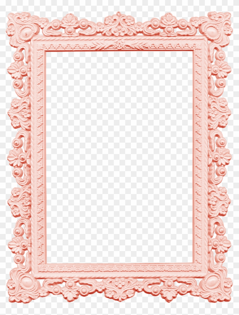 Ch - B *✿* - Pink Baroque Frame #1164560