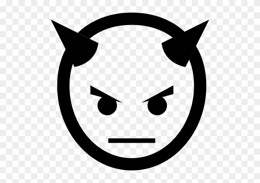 Devil Head With Horns Free Icon - Devil Icon #1164587