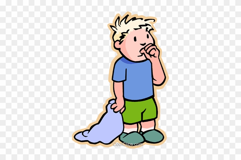 Blanket Clipart Security - Sucking Finger O Png #1164714