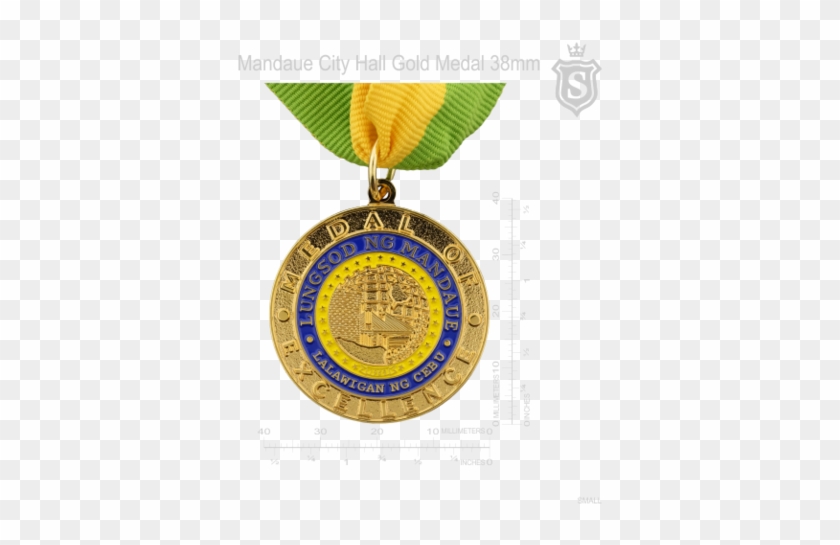 Mandaue City Hall Medal Of Excellence Gold 38mm - Gold Medal #1164818