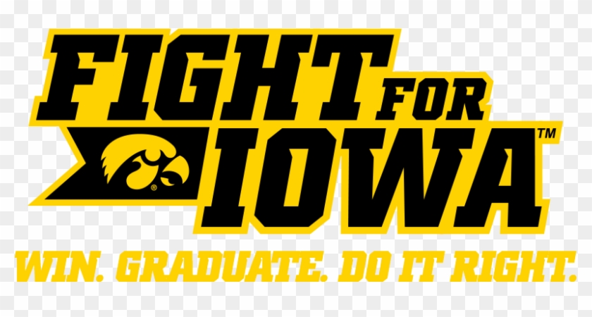 Fight For Iowa - College Flags And Banners Co. Iowa Hawkeyes Fight For #1165042