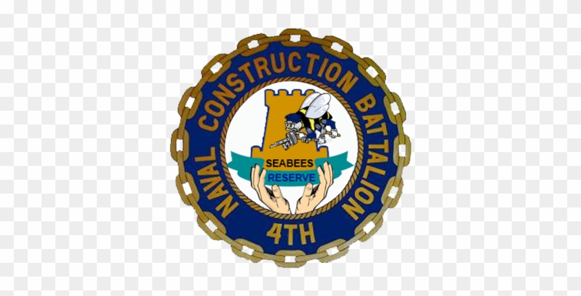 Unit Seal Of The 4th Naval Construction Battalion - Emblem #1165050