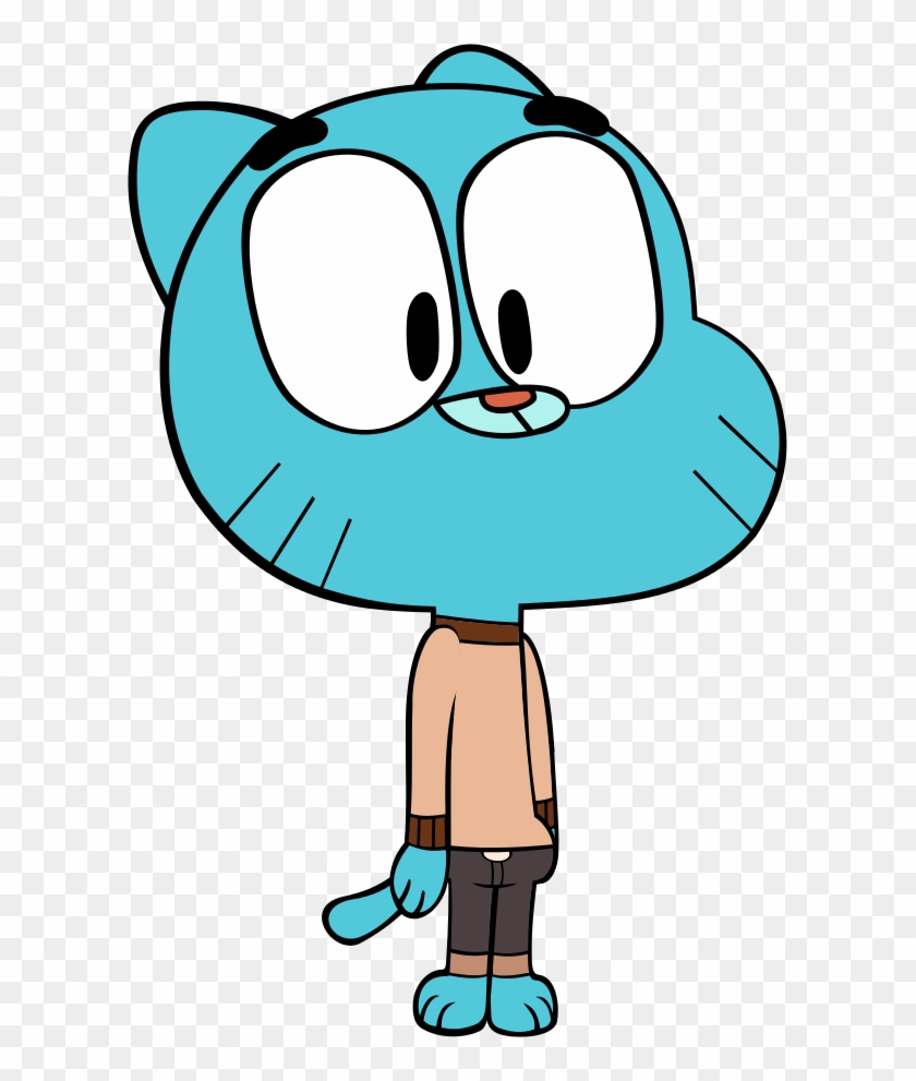 Gumball Normal Attire By Megarainbowdash2000 - Gumball X Darwin Fart #1165301