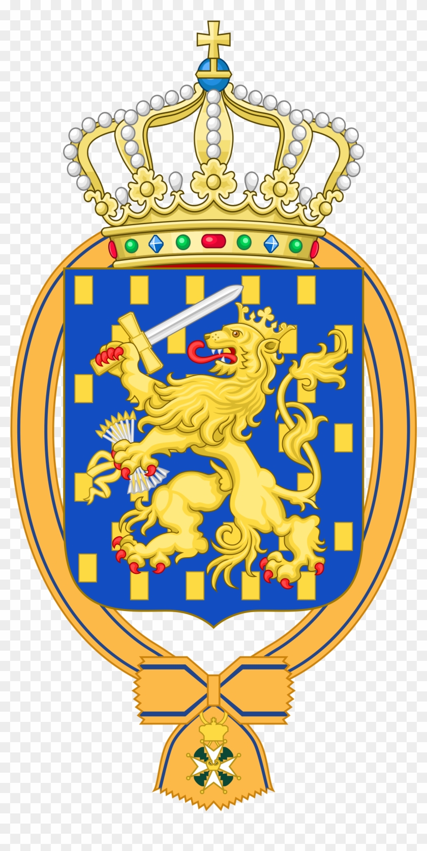 Open - Royal Arms Of The Netherlands Drinking Glass #1165316
