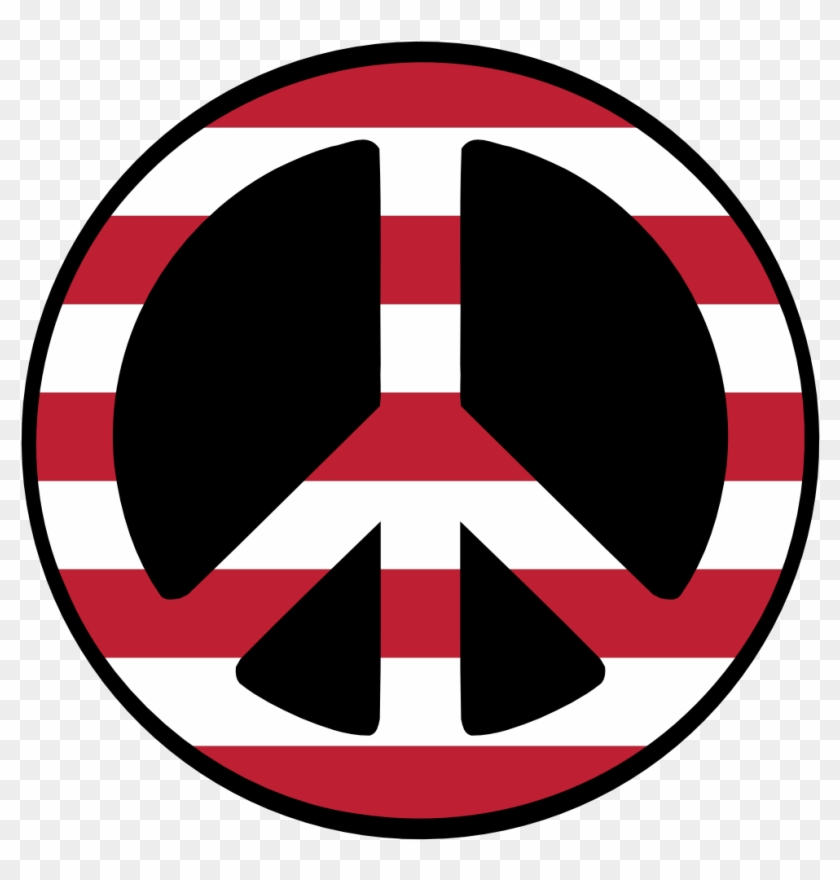 United States Peace Symbol Flag Base 2 999px 65 - Peace And Love #1165327