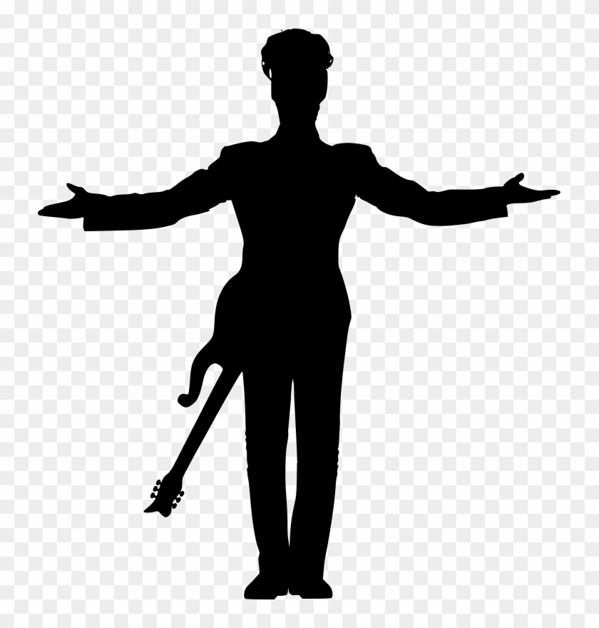 Purple Guitar Clip Art Download - Prince Silhouette #1165371