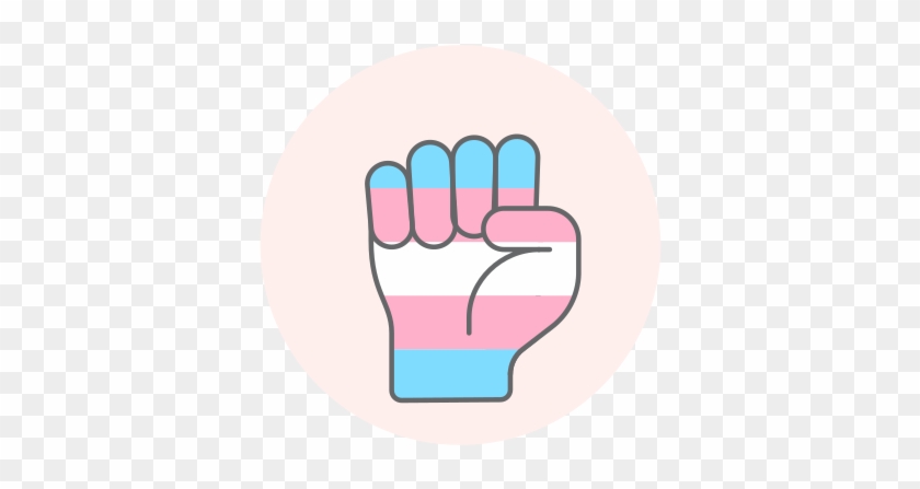 Faust, Flagge, Hand, Transgender Symbol - Hand #1165408