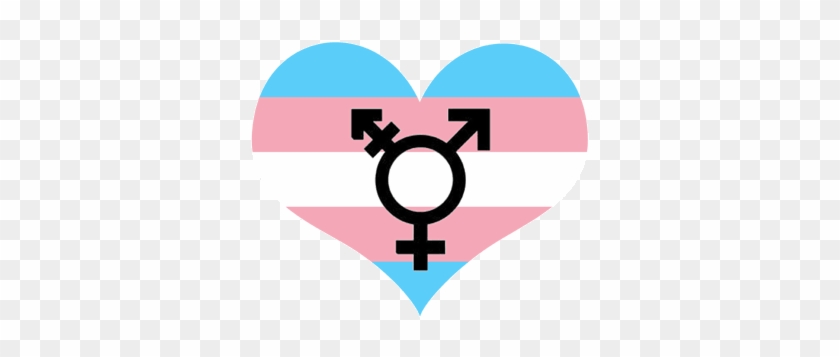 Transgender Heart - All Gender Symbol T-shirt Gay Lgbt Transgender Pride #1165409