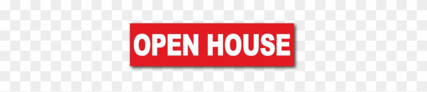 "open House" Real Estate Stickers - Open House Sign No Background #1165472