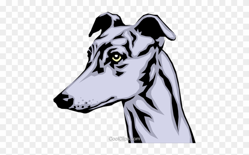 Greyhound Royalty Free Vector Clip Art Illustration - 3drose Cute And Cuddly Canine Greyhound, Mouse Pad, #1165642
