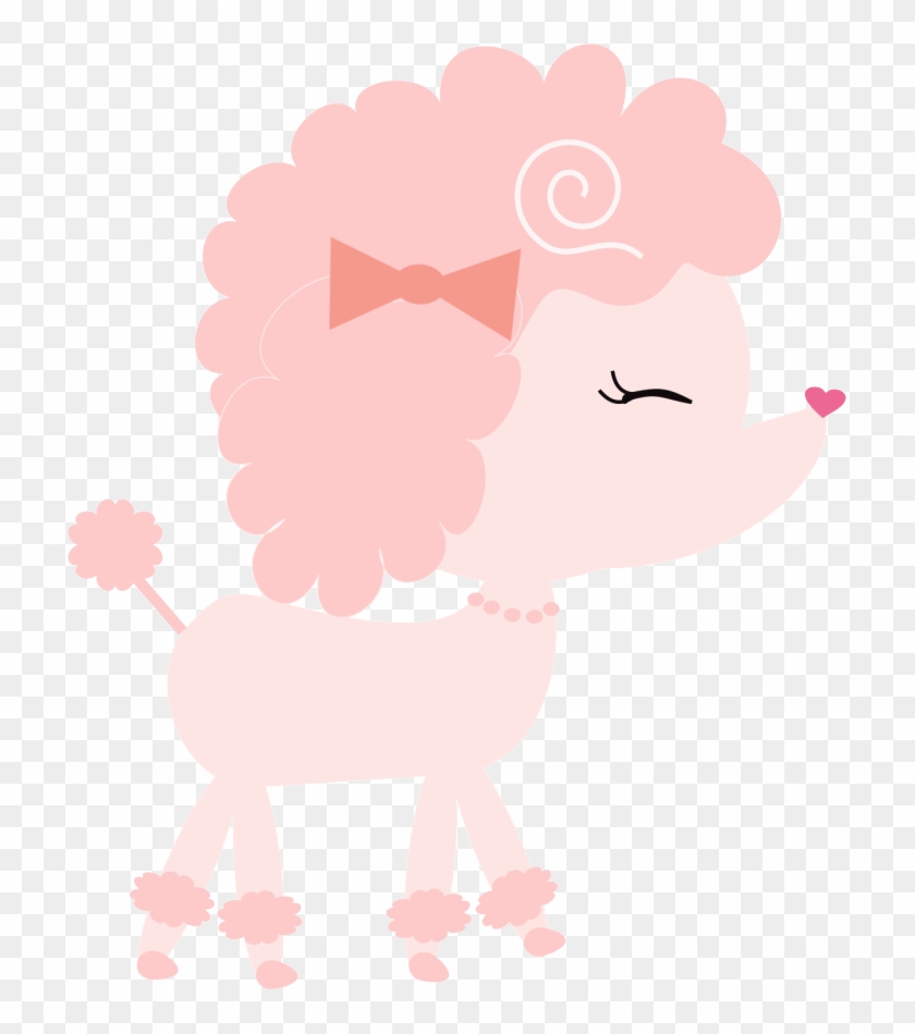 Tres Chic Paris Baby Clipart - Poodle Rosa Png #1165721