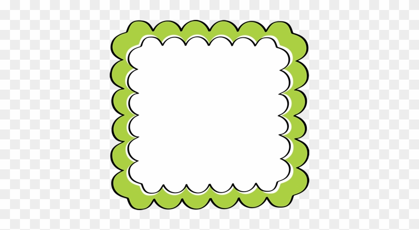 Luxury Scalloped Border Clipart Green Scalloped Frame - Paparazzi Mystery Grab Bag #1165808